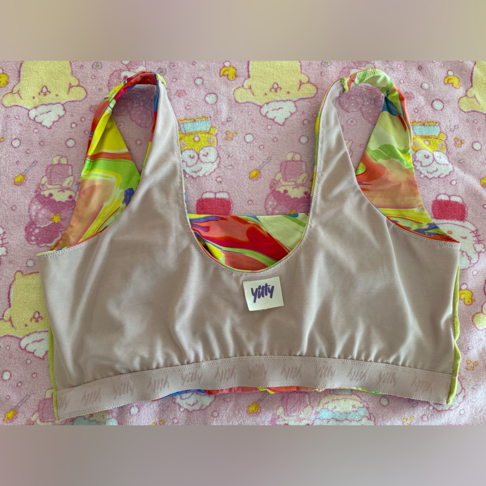 Yitty Fabletics “Cuz I Love You” Shaping Midi Bralette - Picture 6 of 6